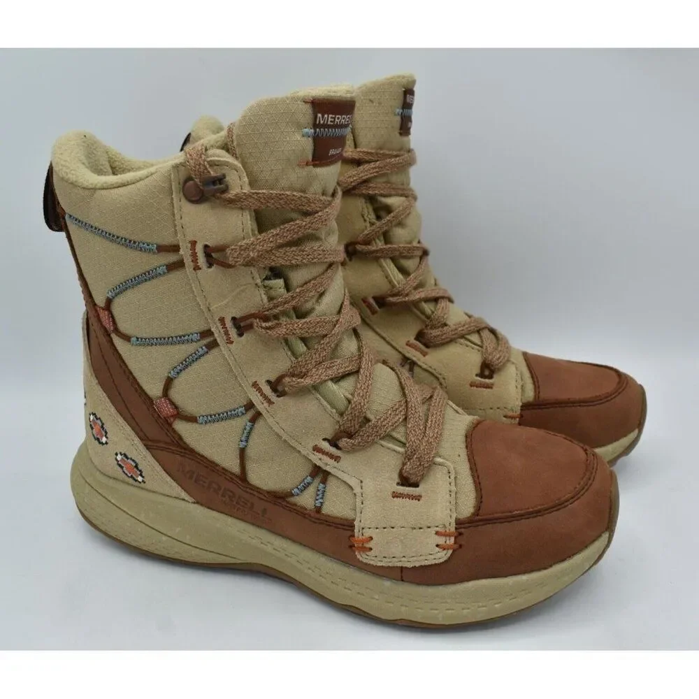 Merrell Womens Size 7‎ Bravada 2 Thermo Mid Incense Waterproof Insulated Boots